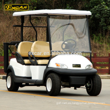 EXCAR 48V 4 Seater combustible eléctrico tipo carrito de golf, troyano carrito de golf buggy para la venta